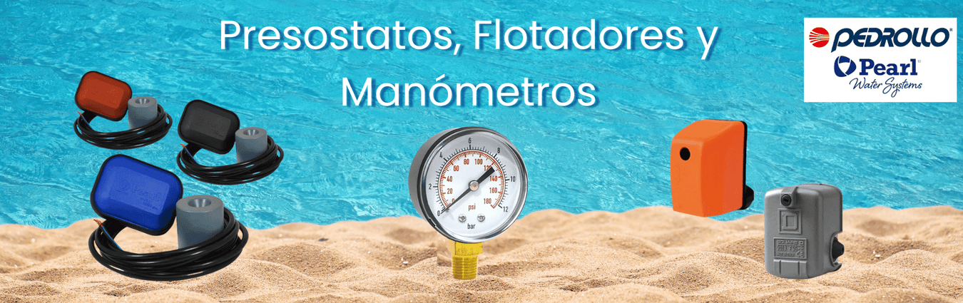 Flotadores, Manómetros y Presóstatos