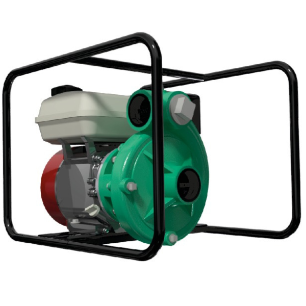 Bomba de Agua Centrífuga de Alta Presión en Hierro con Motor a Gasolina Modelo HG 2 de 6.5 Hp, Barnes