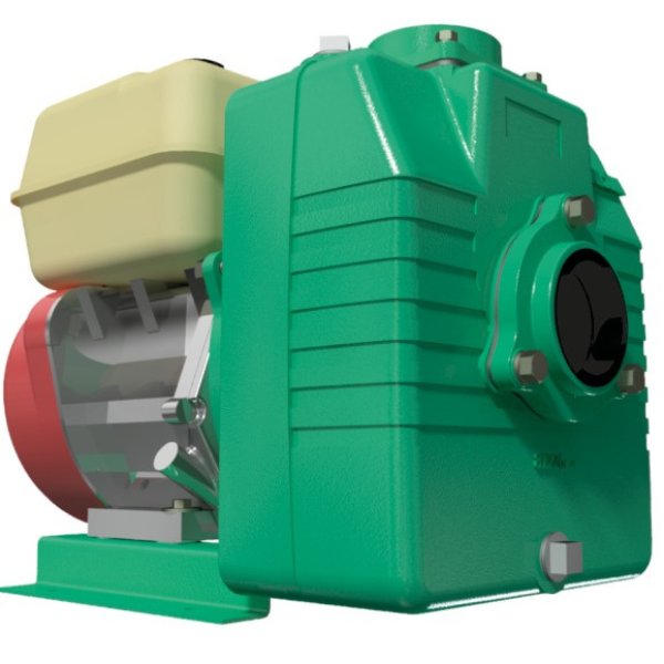 Bomba de Agua Centrífuga de Alta Presión en Hierro con Motor a Gasolina Modelo AG 3-4 de 9 a 15 Hp, Barnes