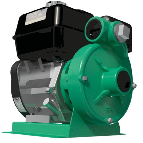 Bomba de Agua Centrífuga de Alta Presión en Hierro KOHLER con Motor a Gasolina Modelo HD de 6.5 a 14 Hp, Barnes