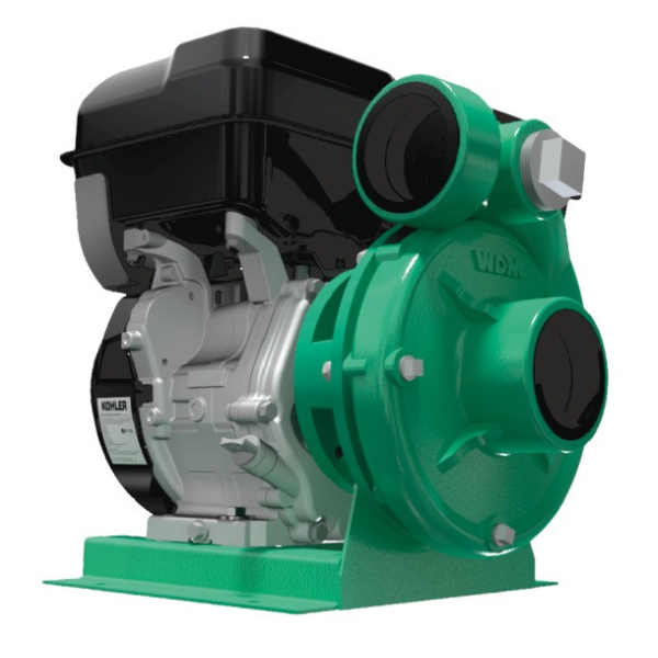 Bomba de Agua Centrífuga de Alta Presión en Hierro KOHLER con Motor a Gasolina Modelo HD de 6.5 a 14 Hp, Barnes