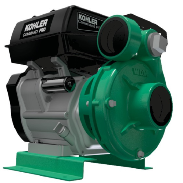 Bomba de Agua Centrífuga de Alta Presión en Hierro KOHLER con Motor a Gasolina Modelo HD de 6.5 a 14 Hp, Barnes