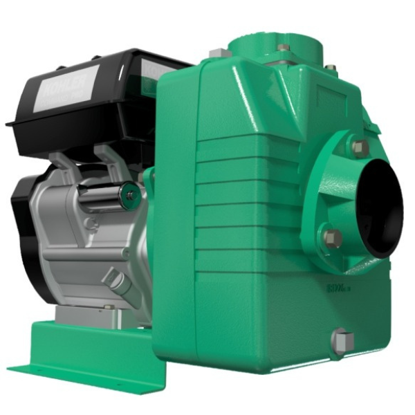 Bomba de Agua Centrífuga de Alta Presión en Hierro KOHLER con Motor a Gasolina Modelo AG de 6.5 a 14 Hp, Barnes