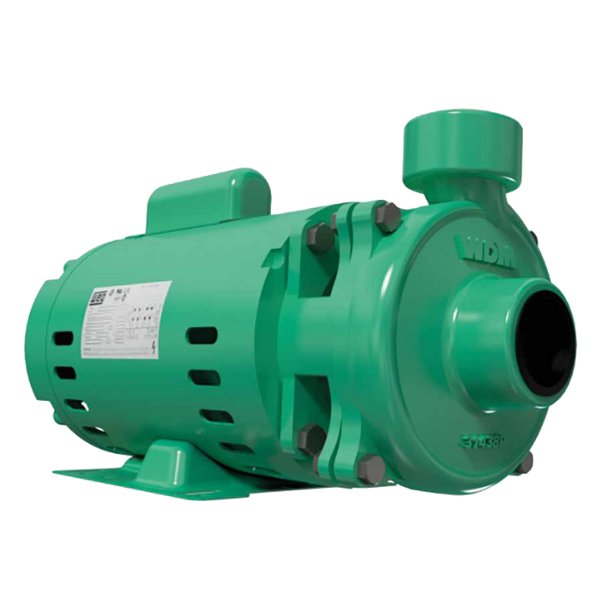 Bomba de Agua Centrífuga Plástica Tipo Caracol con Motor Eléctrico Modelo EEP 1.5 de 1 a 2 Hp, Barnes
