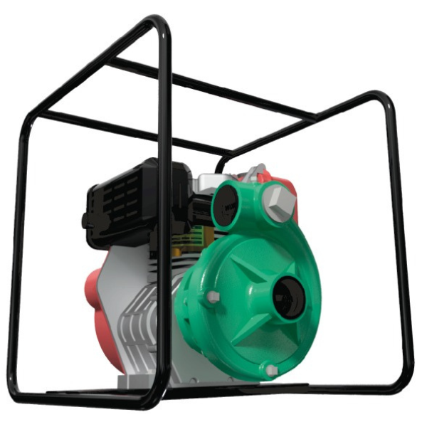 Bomba de Agua Centrífuga de Alta Presión con Motor Diesel Modelo HD 2-70 de 7 Hp, Barnes