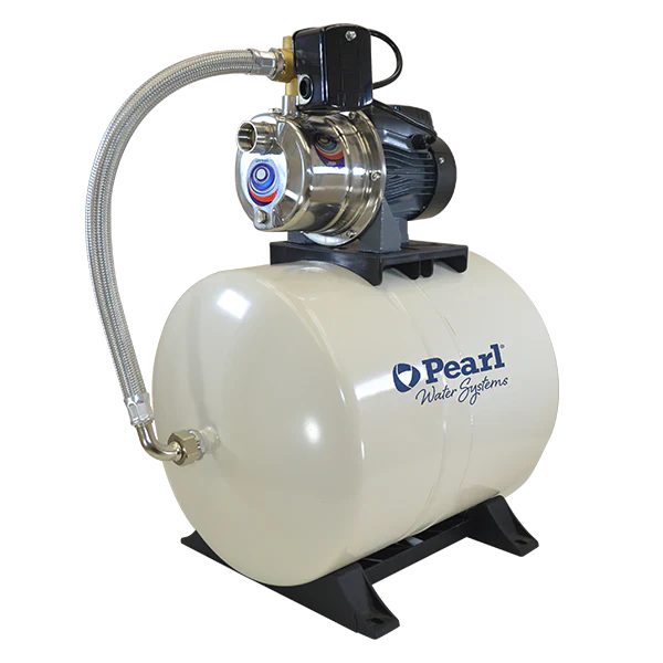 Equipo Hidroneumático con Bomba Tipo Jet en Acero Inox y Tanque de Membrana Intercambiable de 0.5 a 1 Hp, Pearl