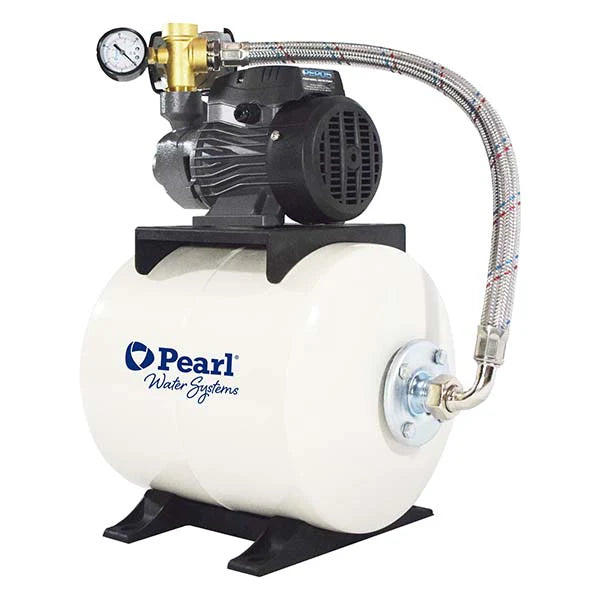 Equipo Hidroneumático con Bomba Periférica y Tanque de Membrana intercambiable de 0.5 a 2 Hp, Pearl