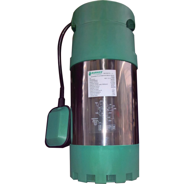 Bomba de Agua Eyectora para Drenaje de Aguas Claras y Ligeramente Sucias Serie NSE de 1.3 Hp, Barnes