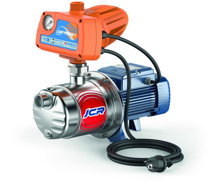 Presurizador Electrónico de Agua con Bomba Jet Acero Inoxidable JCR de 0.75 a 1.5, Pedrollo