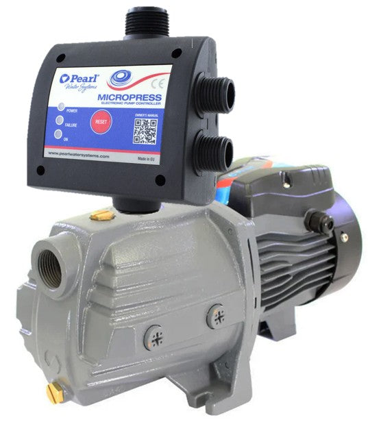 Presurizador Electrónico de Agua con Bomba Jet Autocebante de 0.5 a 1 Hp, Pearl