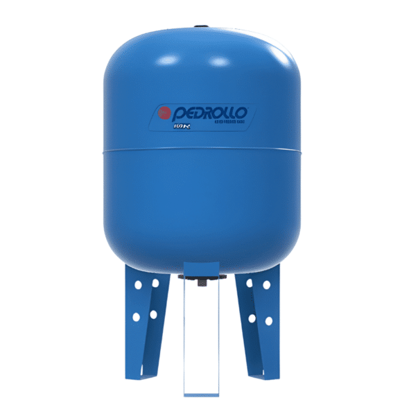 Tanque Hidroneumáticos con Membrana Intercambiable Vertical de 80 a 500 Litros, Pedrollo