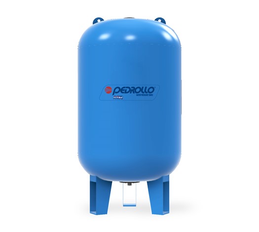 Tanque Hidroneumáticos con Membrana Intercambiable Vertical de 80 a 500 Litros, Pedrollo