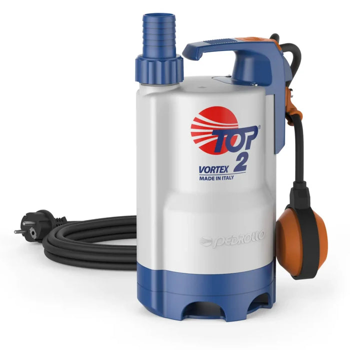 Bomba de Agua Eyectora para Drenaje Modelo TOP-VORTEX de 0.5 Hp, Pedrollo