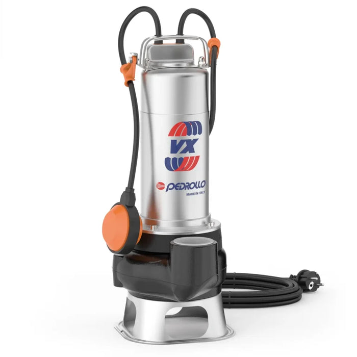 Bomba de Agua Eyectora para Drenaje Modelo VX de 1.5 Hp, Pedrollo