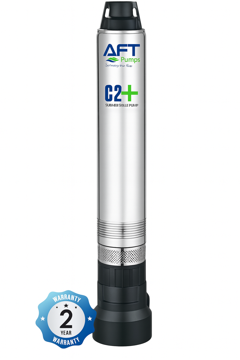Bomba de Agua Sumergible Tipo Lapicero Serie C2+ de 10 a 20 GPM, AFT
