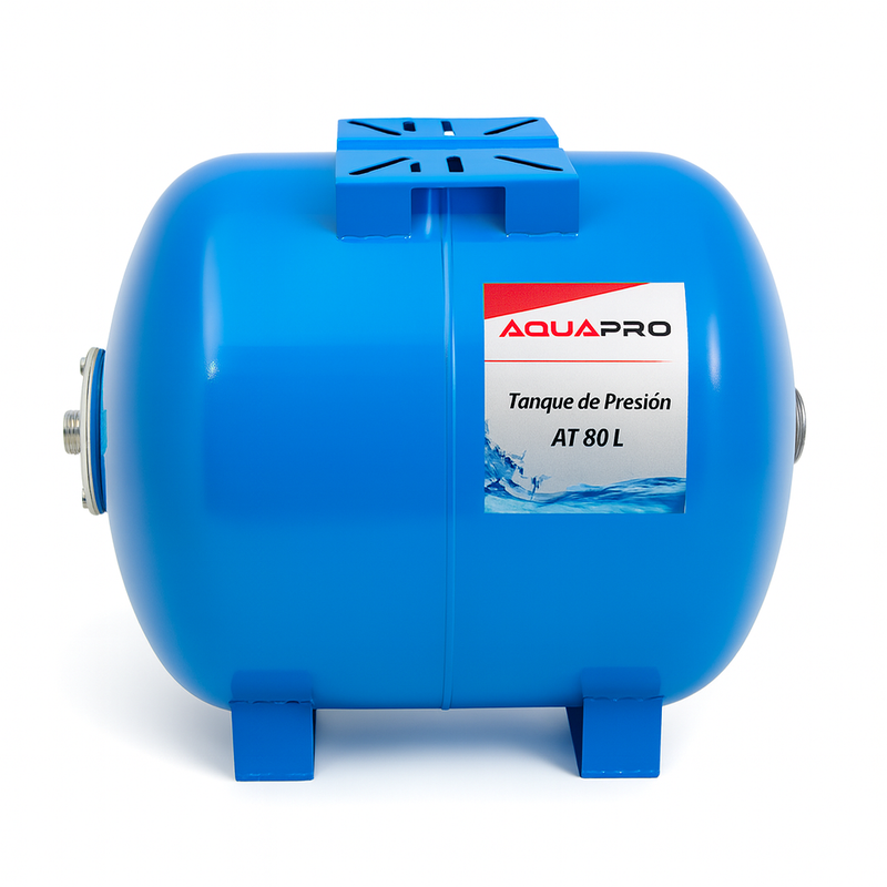 Tanque Hidroneumático Horizontal de 80 Litros, Aquapro