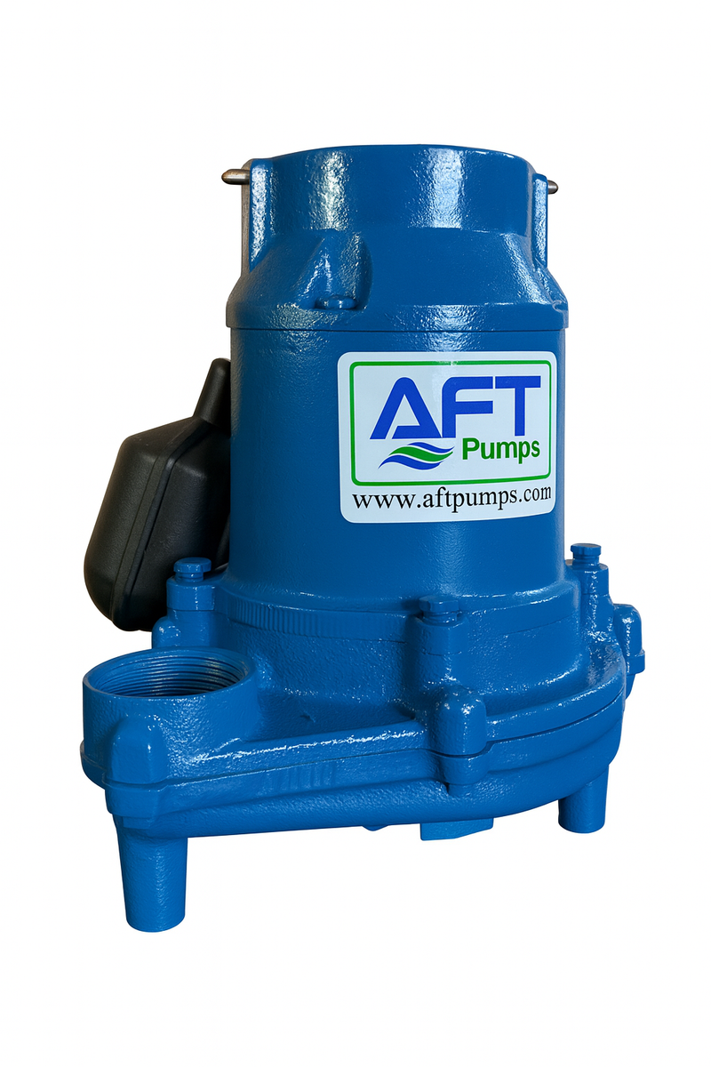 Bomba de Agua para Drenaje de Aguas Residuales Serie SH de 1 Hp, AFT