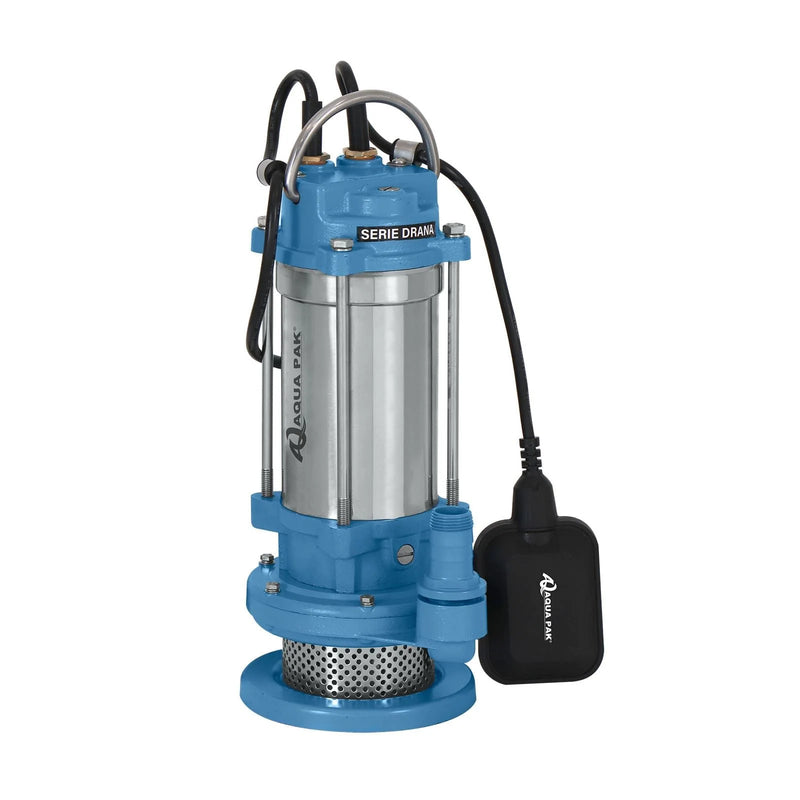 Bomba de Agua Eyectora de Achique Modelo DRANA de 3/4 Hp, Aqua Pak