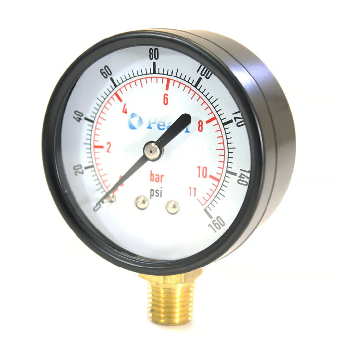 Manómetro Seco 2" de 0-100 Psi, Pearl