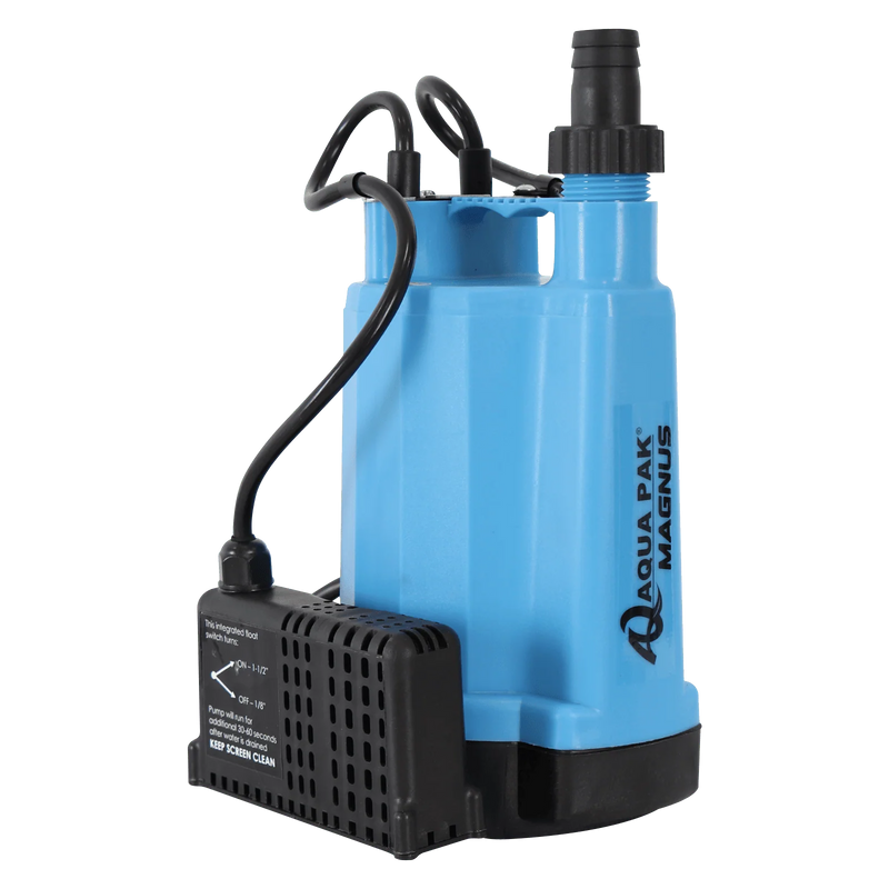 Bomba de Agua Eyectora de Achique Modelo MAGNUS de 1/4 Hp, Aqua pak