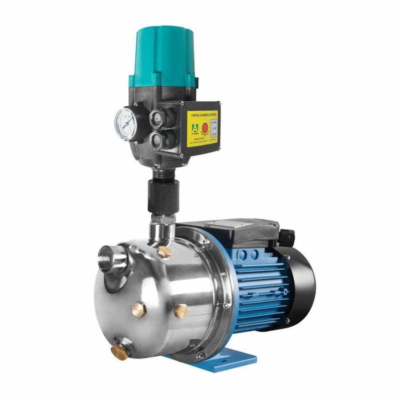 Presurizador Electrónico de Agua con Bomba Jet Autocebante en Acero Inoxidable de 1 Hp, Altamira