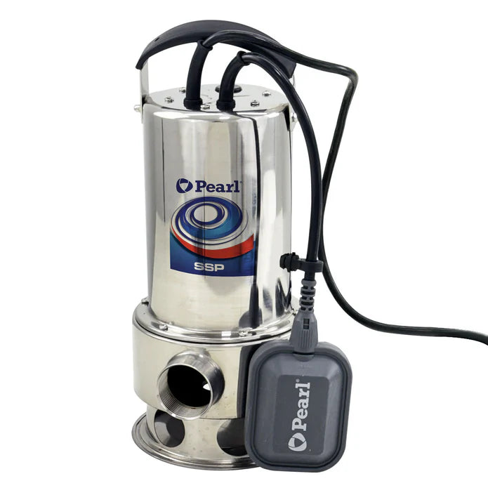 Bomba para Drenaje de Aguas Sucias en Acero Inoxidable Serie SSP de 0.5 a 1 Hp, Pearl